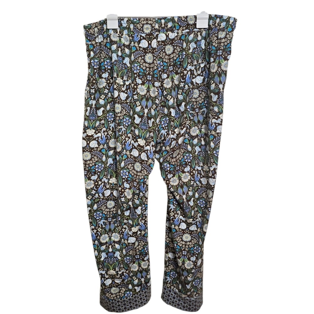 Vera Bradley Enchanted Woodland Pajama Set Womens XL 2PC Top Pants Loungewear - Picture 9 of 15